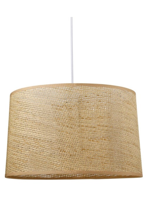 Suspension ronde diamètre 35cm coloris beige - Kiabi