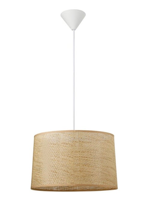 Suspension ronde diamètre 35cm coloris beige - Kiabi
