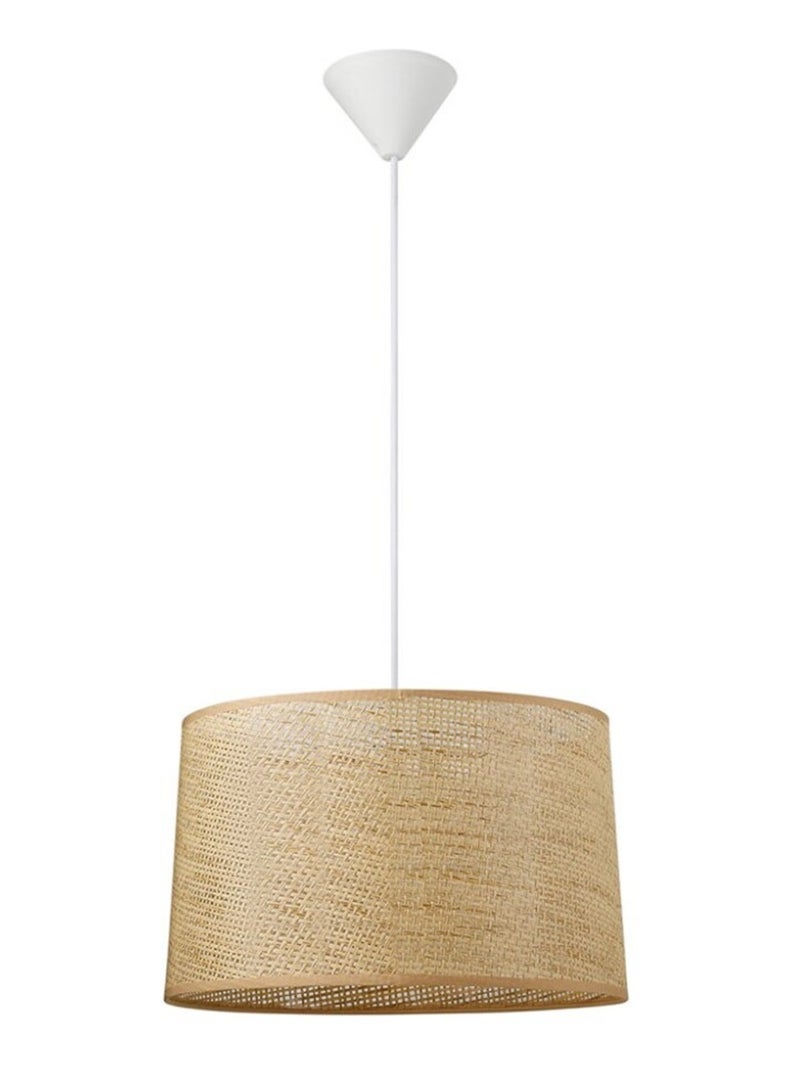 Suspension ronde diamètre 35cm coloris beige Beige - Kiabi