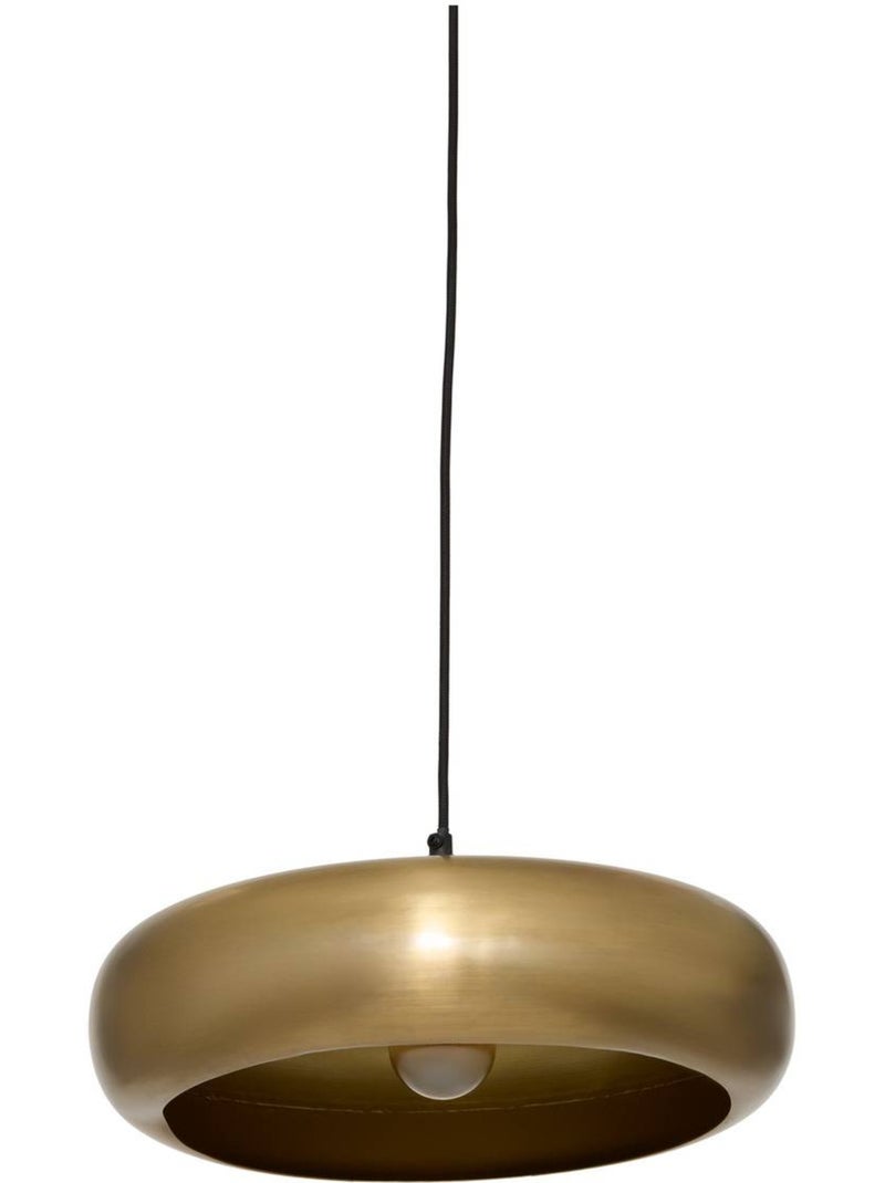 Suspension ronde en acier GENA Doré - Kiabi