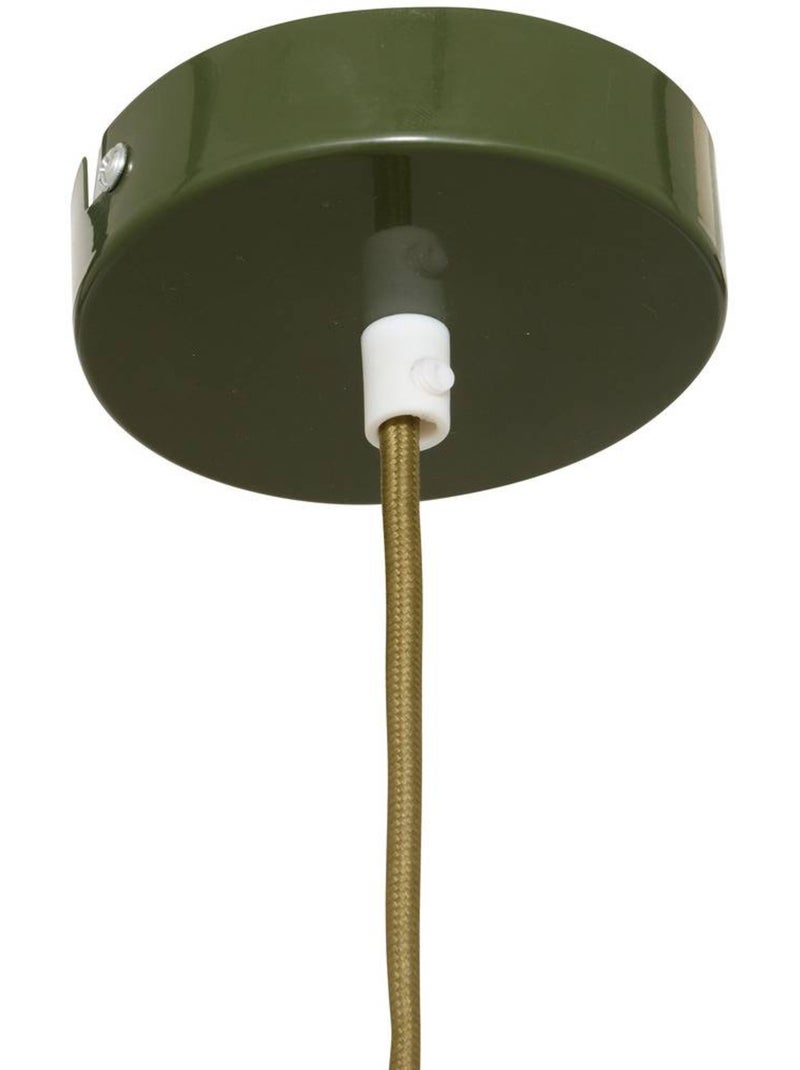 Suspension ronde en acier LITO Kaki - Kiabi