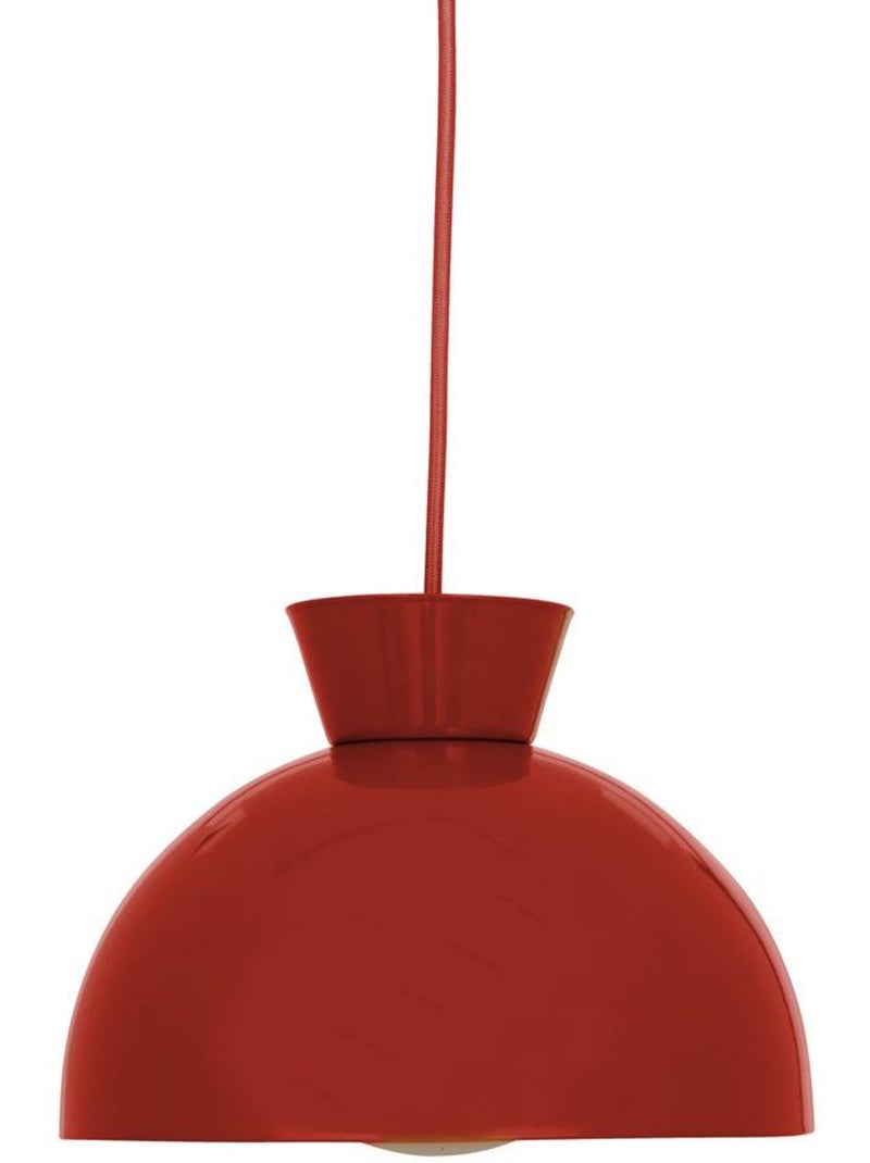 Suspension ronde en acier LITO Terracotta - Kiabi