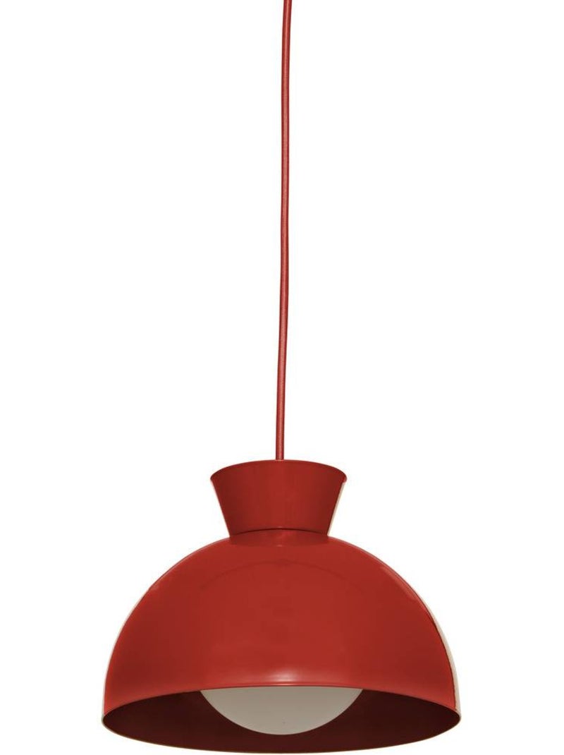 Suspension ronde en acier LITO Terracotta - Kiabi