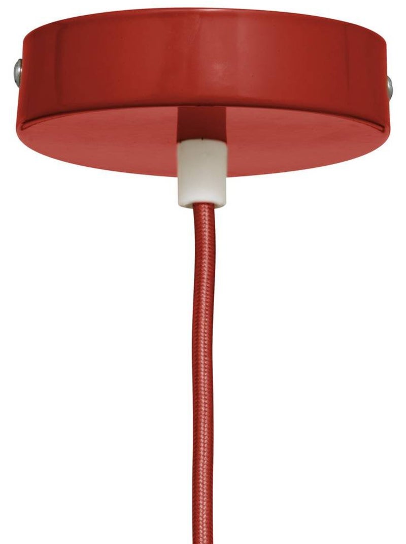 Suspension ronde en acier LITO Terracotta - Kiabi