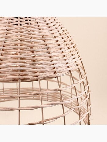 Suspension ronde en bambou 30,5cm