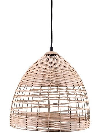 Suspension ronde en bambou 30,5cm