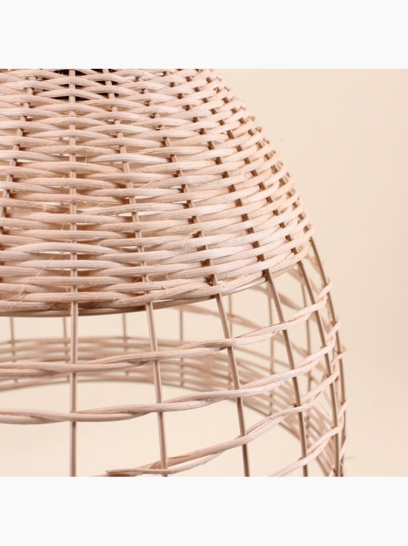 Suspension ronde en bambou 30,5cm Beige - Kiabi