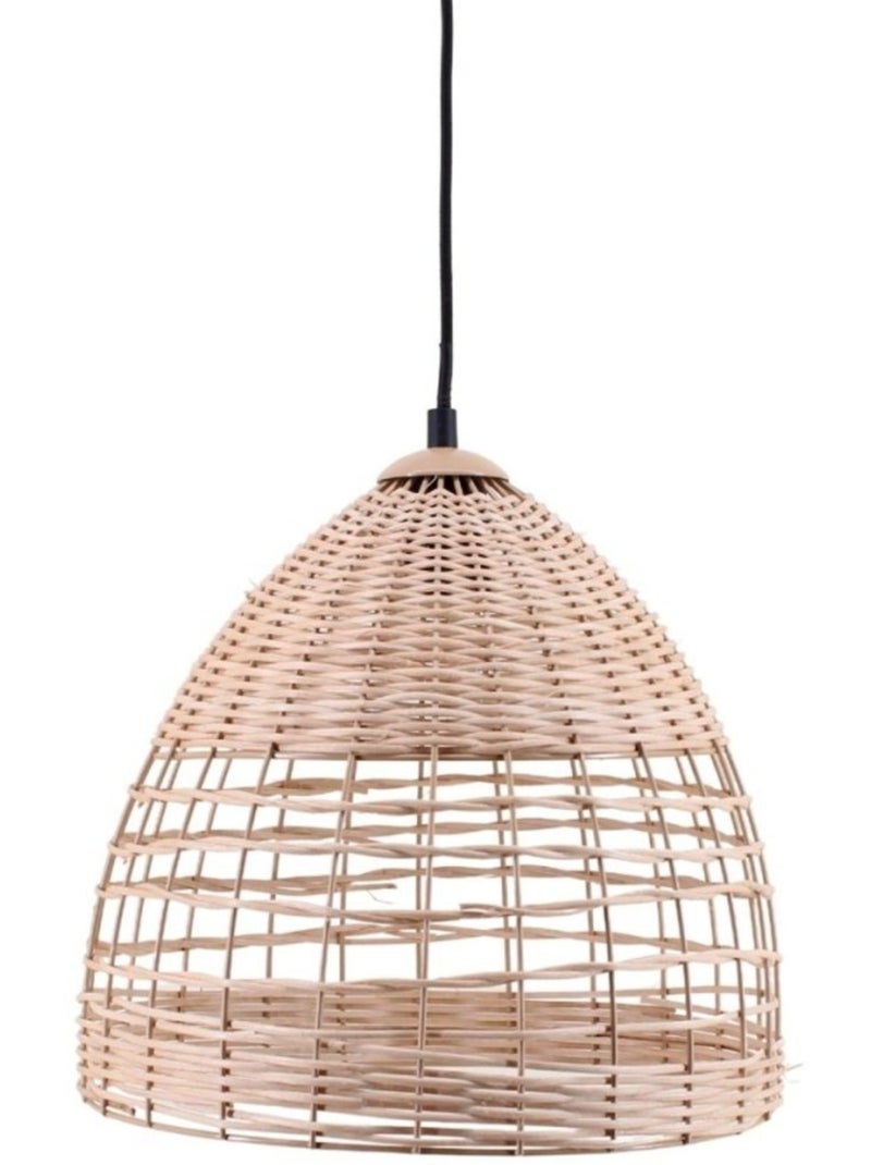 Suspension ronde en bambou 30,5cm Beige - Kiabi
