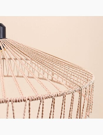 Suspension ronde en corde 45cm