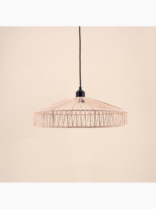 Suspension ronde en corde 45cm - Kiabi