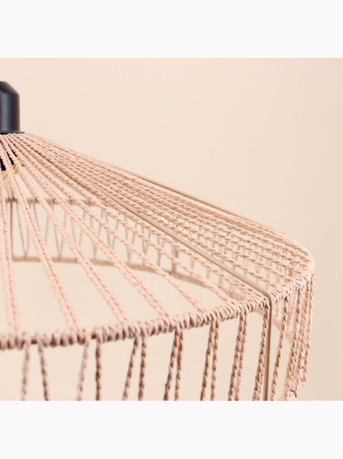 Suspension ronde en corde 45cm - Kiabi