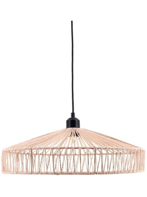 Suspension ronde en corde 45cm - Kiabi