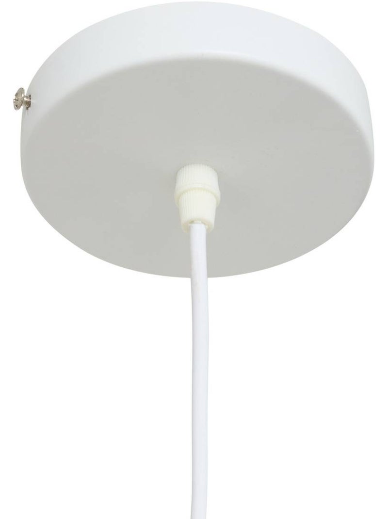Suspension ronde en papier nika Blanc - Kiabi