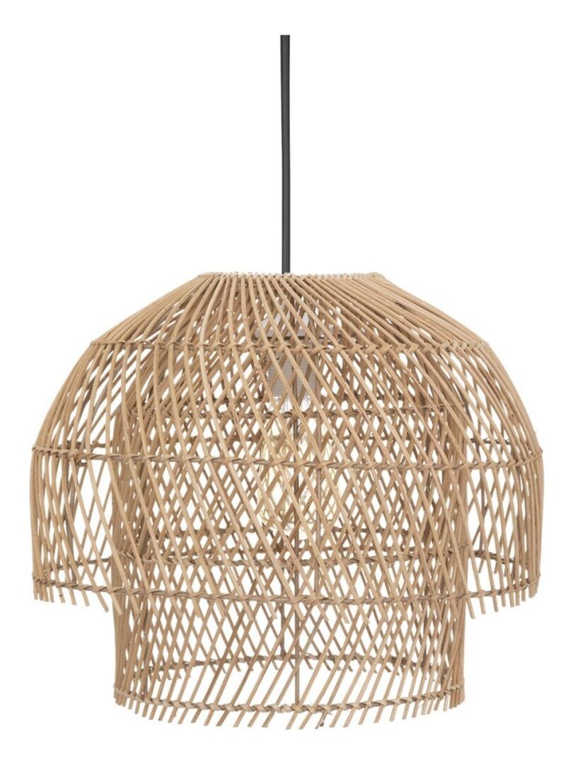 Suspension rotin Kery naturel D38 Beige - Kiabi