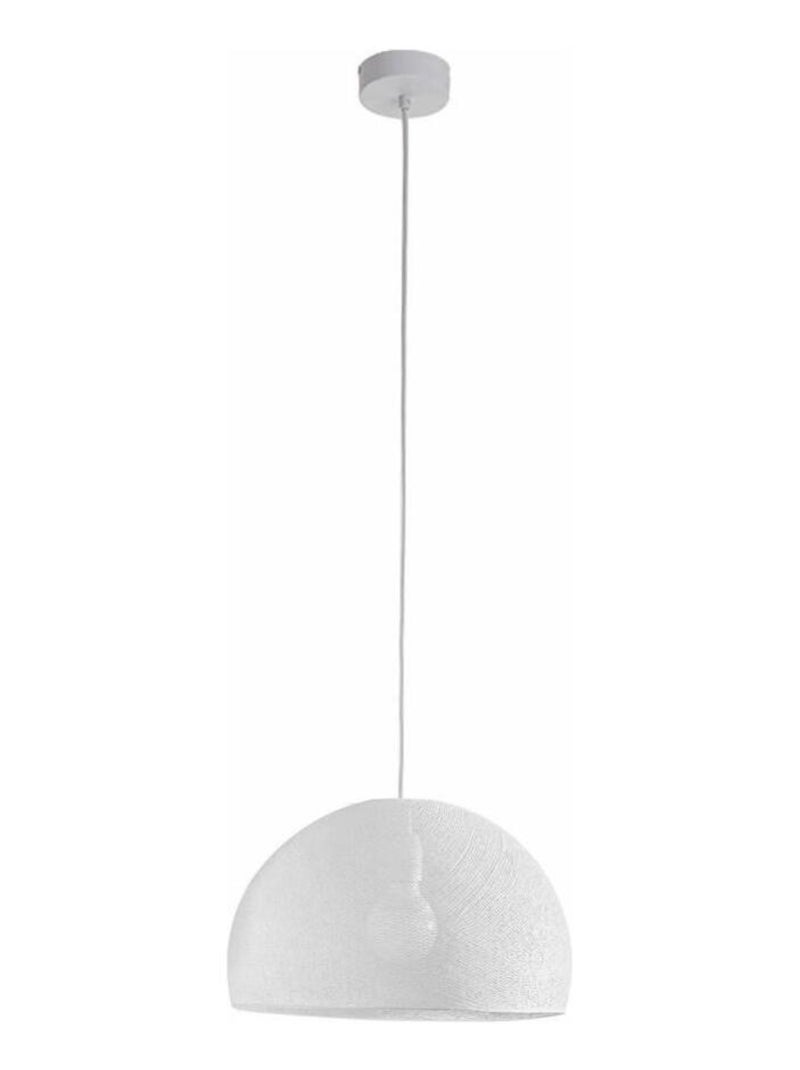 Suspension simple coupole 31cm Blanc - Kiabi