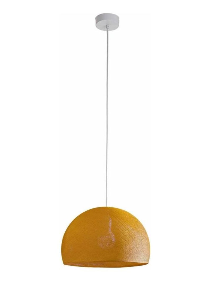 Suspension simple coupole 31cm Jaune moutarde - Kiabi