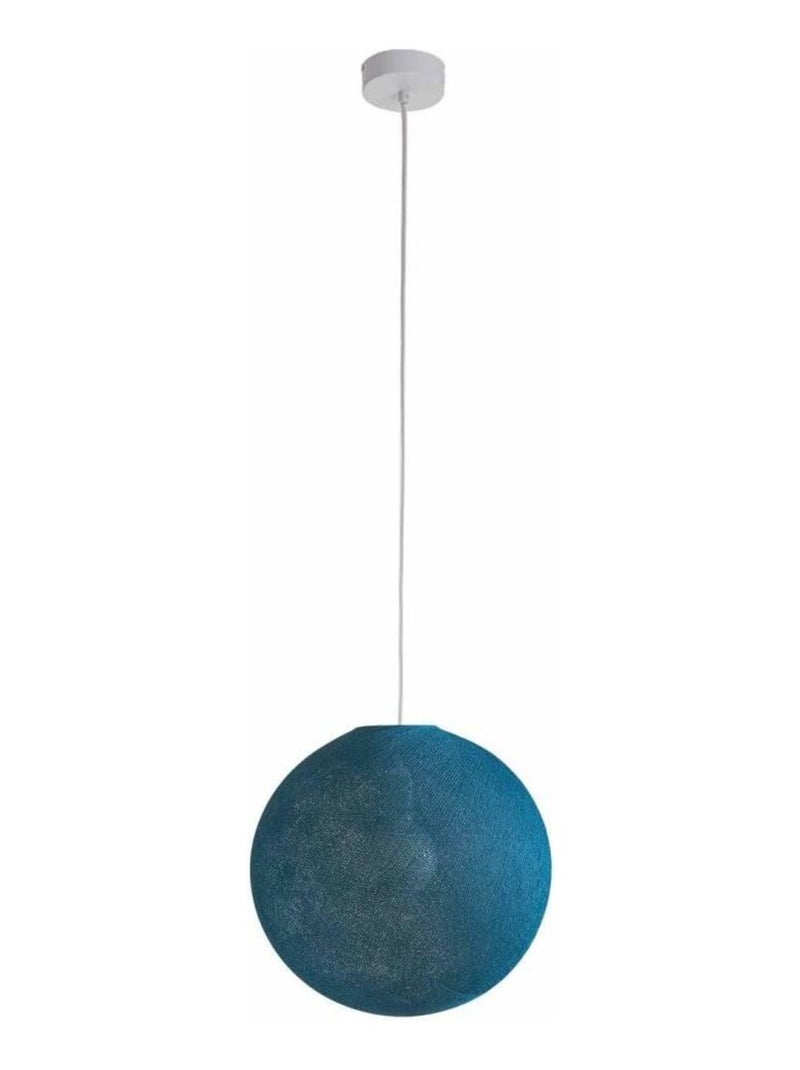 Suspension simple globe 31cm Bleu canard - Kiabi