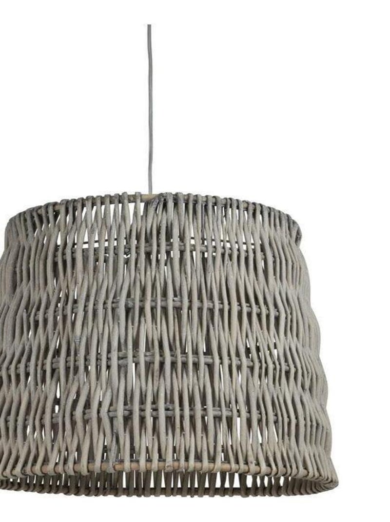 Suspension tambour TORNIO tissage vertical gris Gris - Kiabi
