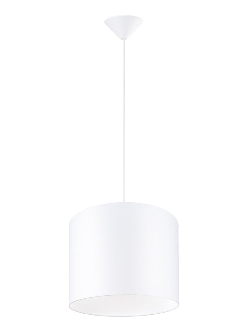 Suspension Tissu Blanc E27 1 Nova 30 Blanc - Kiabi