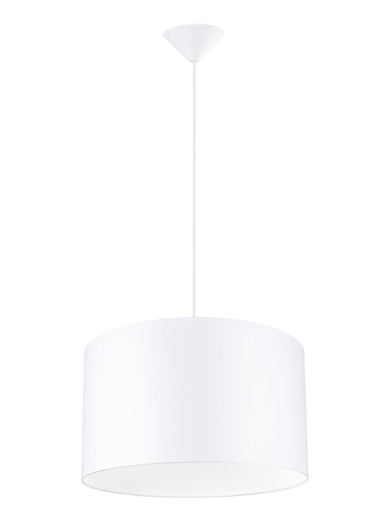 Suspension Tissu Blanc E27 1 Nova 40 Blanc - Kiabi