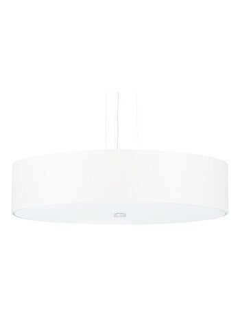 Suspension Tissu Blanc E27 5 Skala