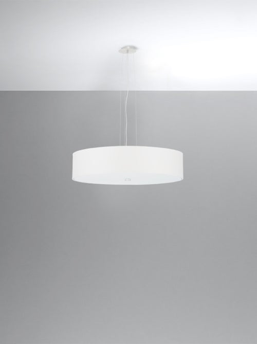Suspension Tissu Blanc E27 5 Skala - Kiabi