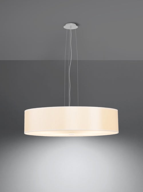 Suspension Tissu Blanc E27 5 Skala - Kiabi