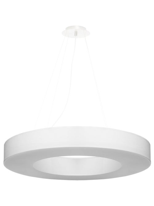 Suspension Tissu Blanc E27 6 Saturno - Kiabi