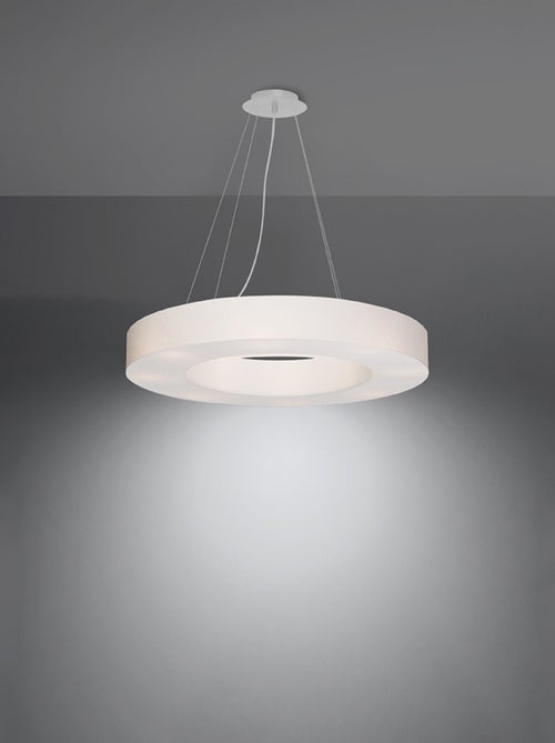 Suspension Tissu Blanc E27 6 Saturno - Kiabi
