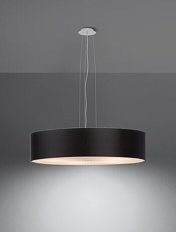 Suspension Tissu Noir E27 5 Skala