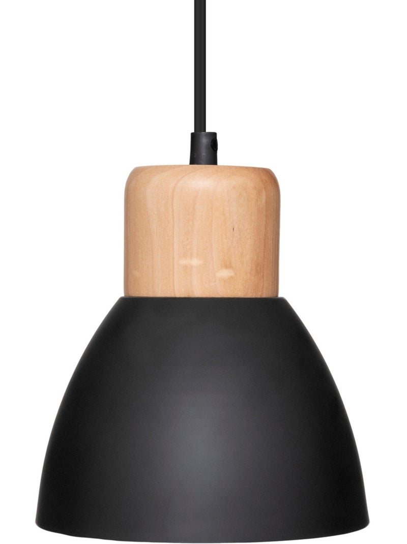 Suspension triple bois métal DESY Noir - Kiabi