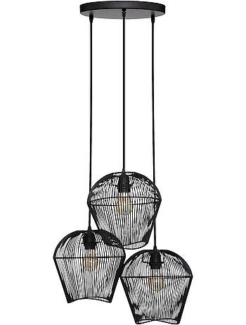 Suspension triple métal filaire JENA