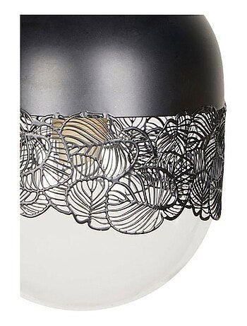 Suspension triple métal noir Stilla