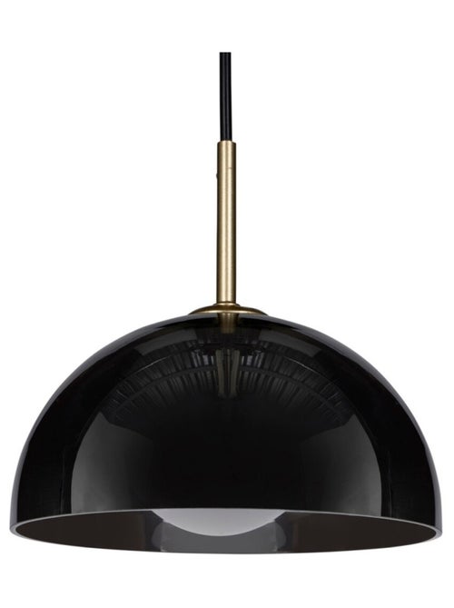 Suspension verre LUMEA noire et dorée - Kiabi