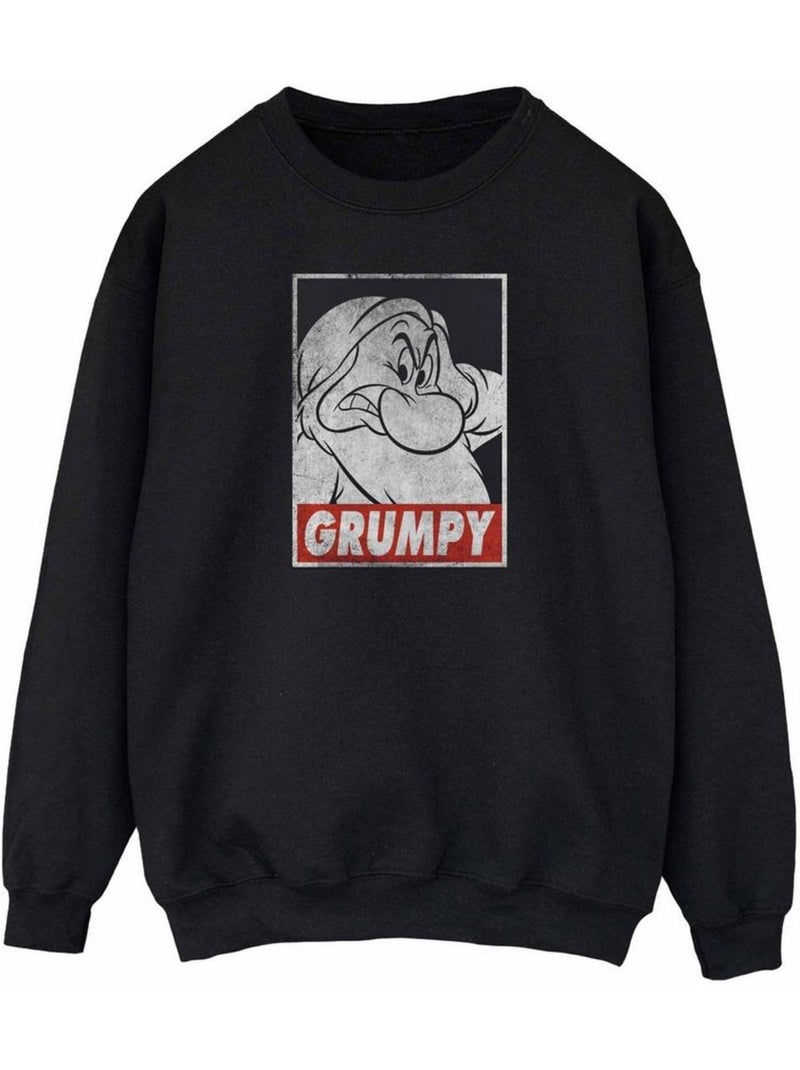Sweat - blanche-neige et les sept nains (grincheux) Noir - Kiabi