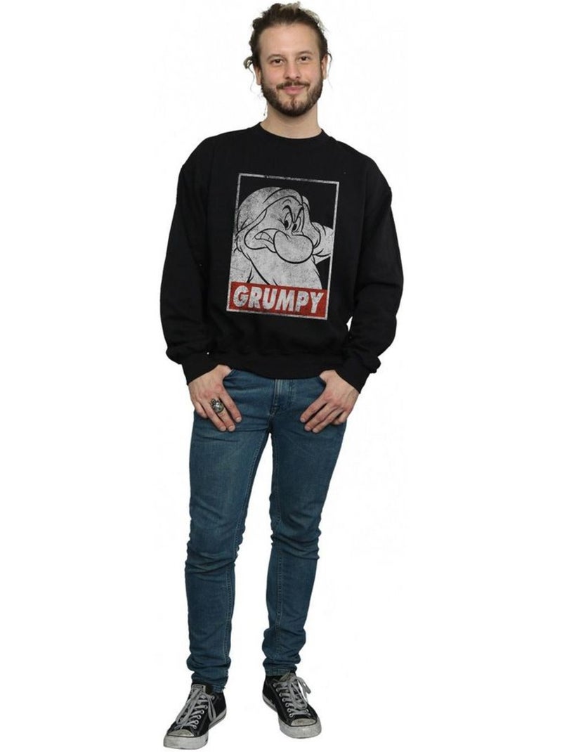 Sweat - blanche-neige et les sept nains (grincheux) Noir - Kiabi