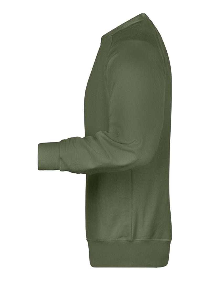 Sweat - james and nicholson Vert olive - Kiabi