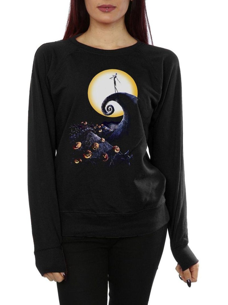 Sweat - l'étrange noël de monsieur jack (jack skellington) Noir - Kiabi