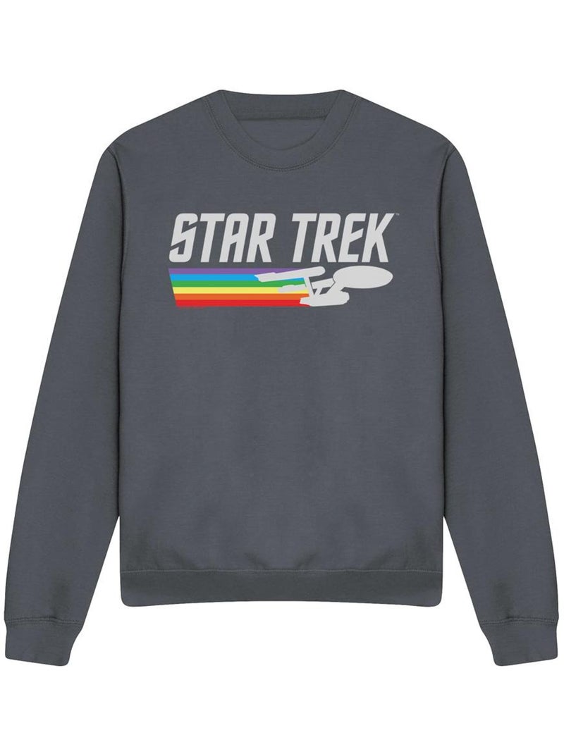Sweat - star trek Gris Noir - Kiabi