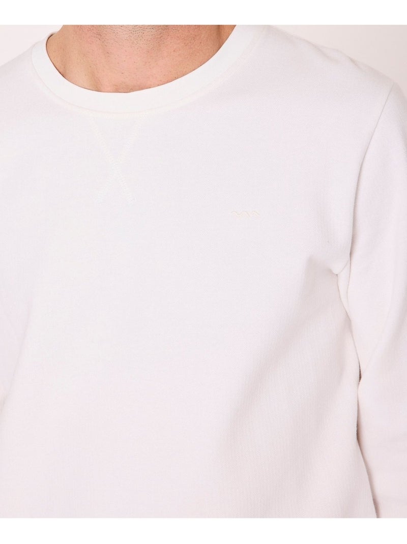 Sweat - Terre de Marins Blanc - Kiabi