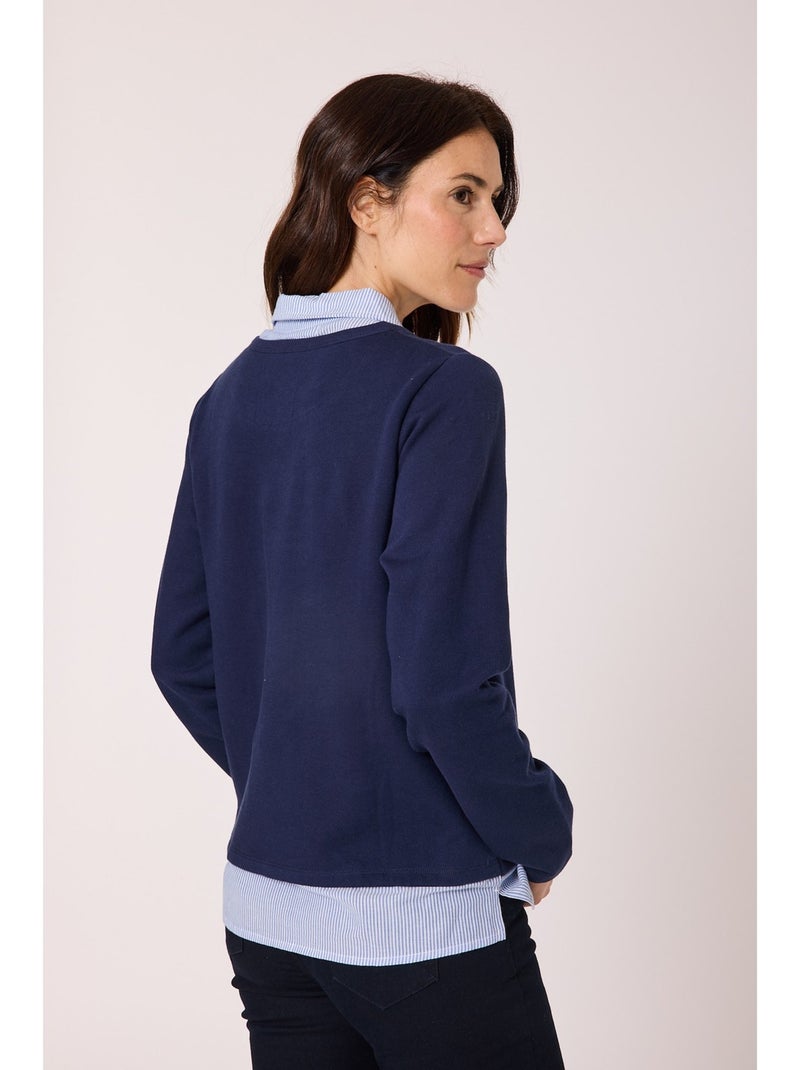 Sweat - Terre de Marins Bleu - Kiabi