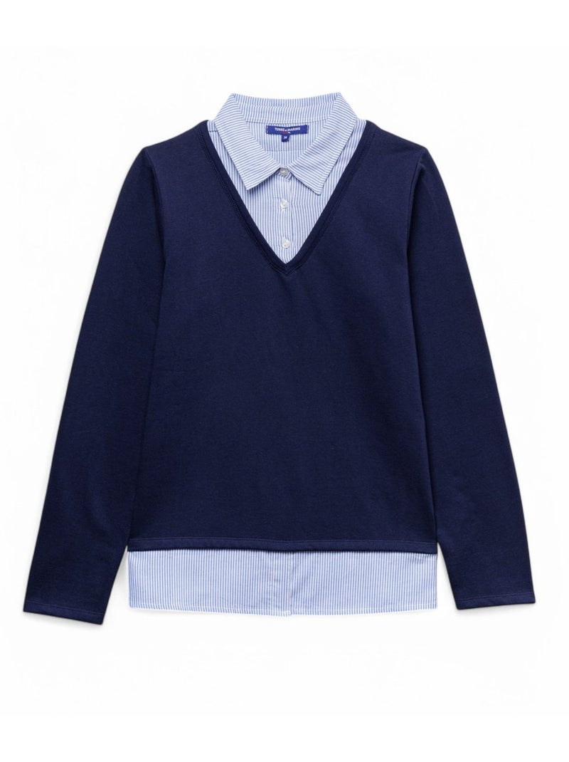 Sweat - Terre de Marins Bleu - Kiabi