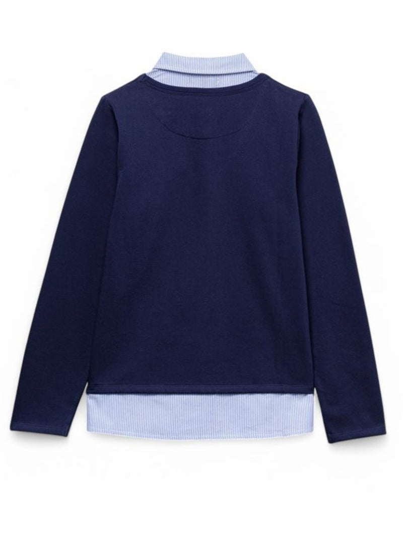 Sweat - Terre de Marins Bleu - Kiabi