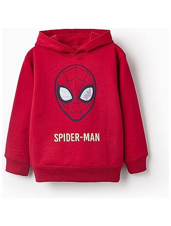 Sweat 100% coton, matelassé, MARVEL SPIDERMAN