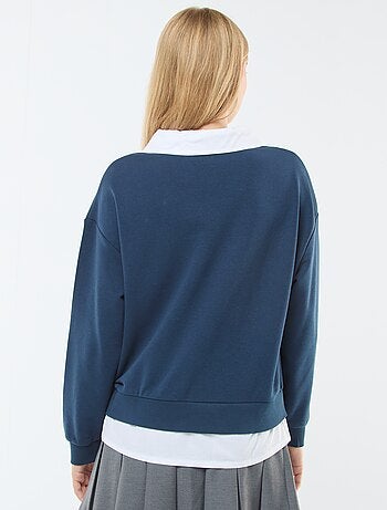 Sweat 2-en-1 avec chemise
