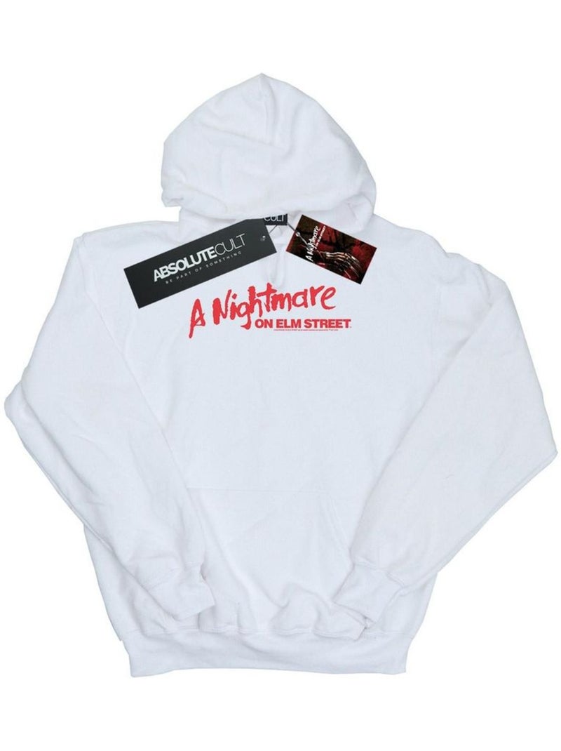 Sweat à capuche - a cauchemar sur elm street Blanc - Kiabi