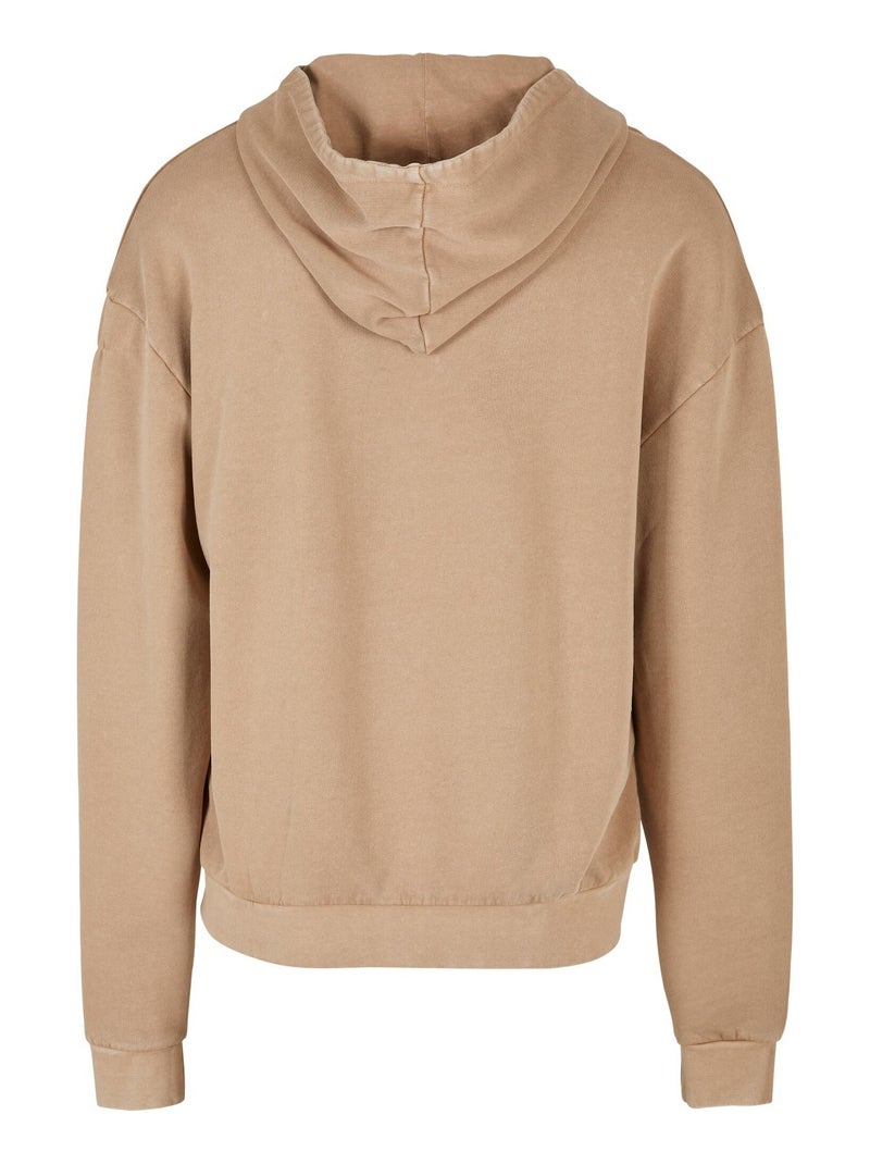 Sweat à capuche - build your brand Beige - Kiabi