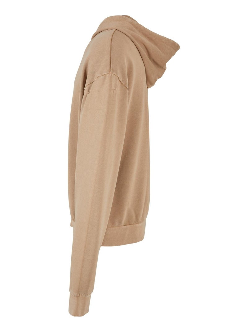 Sweat à capuche - build your brand Beige - Kiabi