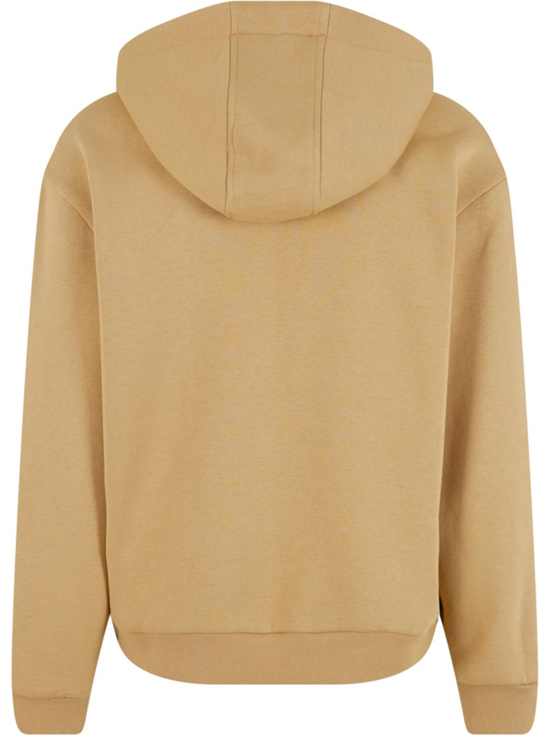 Sweat à capuche - build your brand Beige - Kiabi