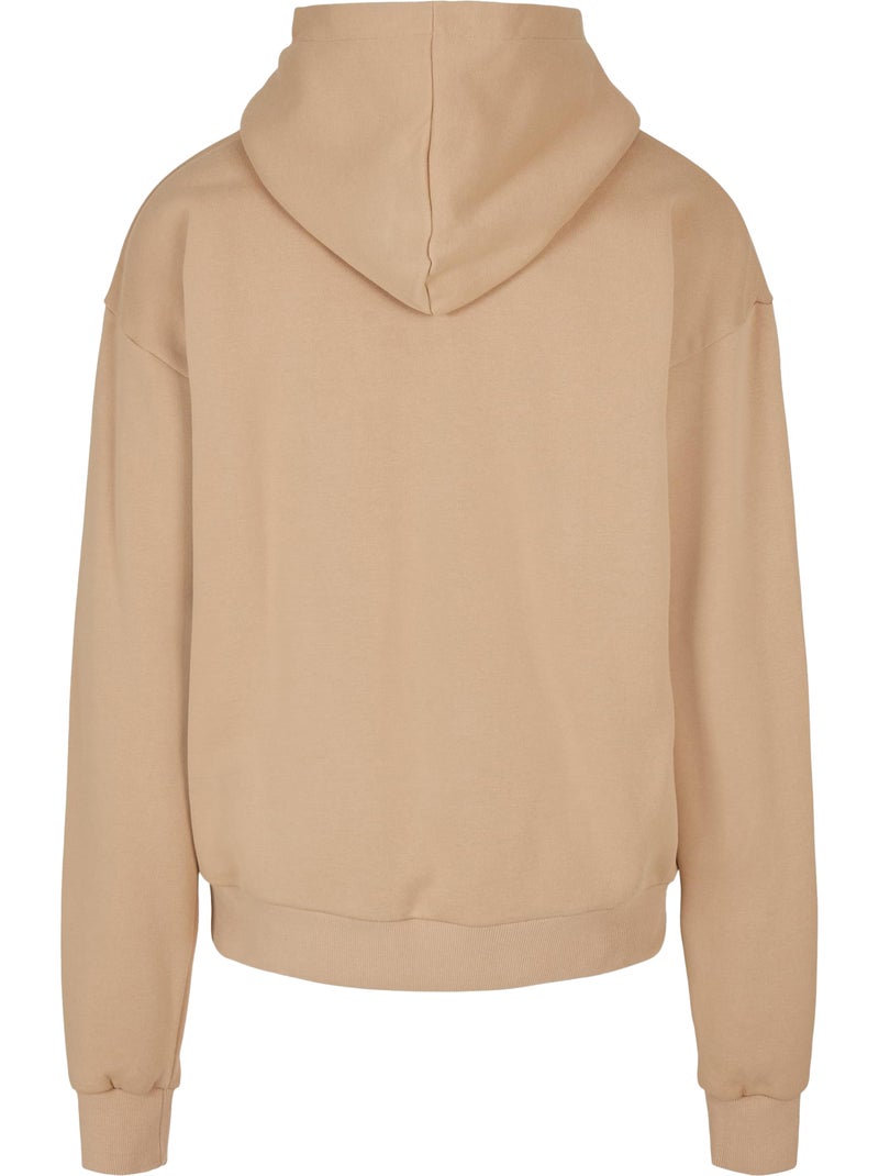 Sweat à capuche - build your brand Beige - Kiabi